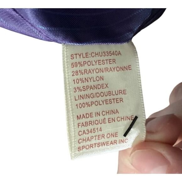 Autres Filles Houndstooth Shoulder Padded Womens Blazer Crest Buttons NWT US XL - Picture 10 of 13